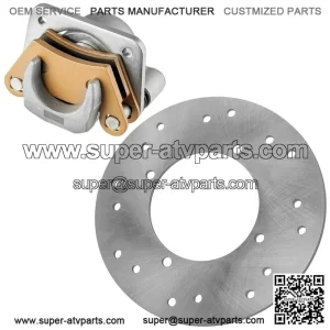 For Polaris Ranger 500 2x4 2006 2007 Rear Left Brake Caliper With Disc With Pads