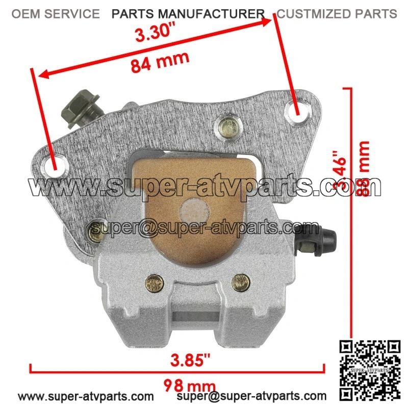 Fits Polaris Ranger XP 900 2012 2013 Rear Right Brake Caliper With Disc - Image 2