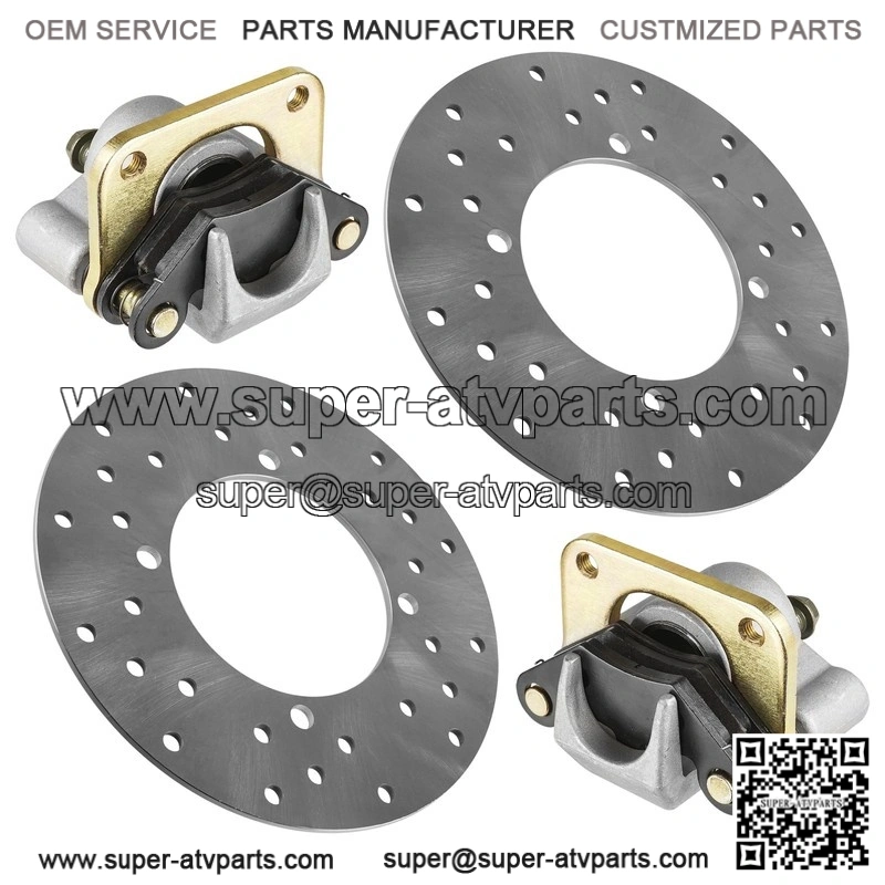 For Polaris Ranger 500 2x4 4x4 2006 2007 Rear Left Right Brake Caliper With Disc