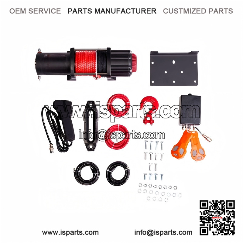 Synthetic Rope Winch Kit for Off Road ATV UTV (6000 Pound)