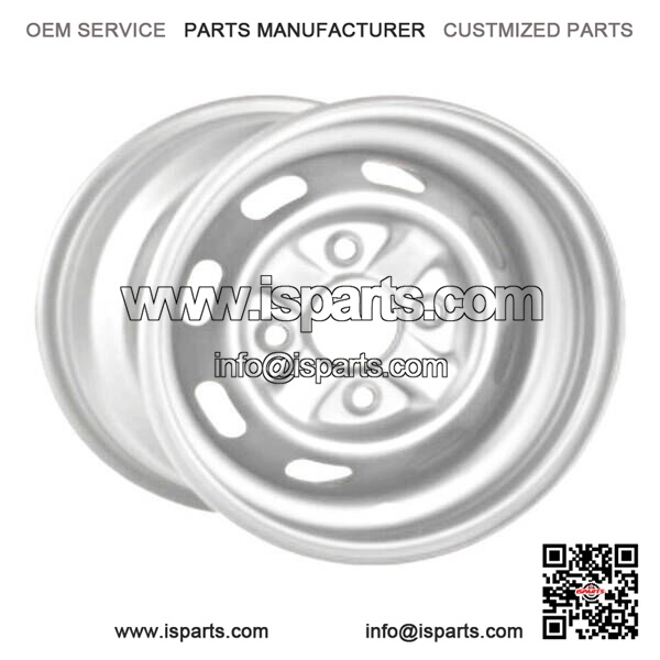 Silver Steel Rim for ATV UTV Quad Bike - IRS (12x7.5, 4x110, +41)
