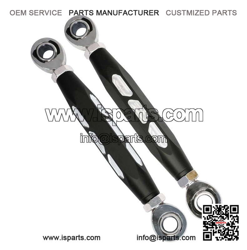 Black Front Sway Bar Links for Polaris RZR Pro R