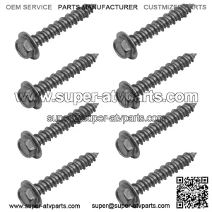 Polaris Clutch Cover Mounting Screw M6x35 Qty 8 7519330 Screw Bolts