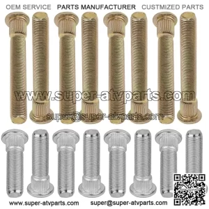Polaris RZR 800 EFI EPS 2008 2009-2014 16 Studs Front Rear Wheel Hub Studs