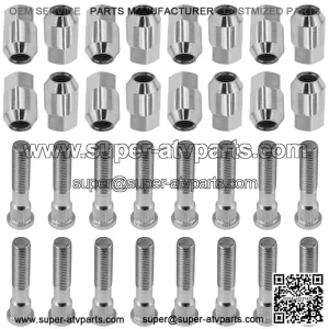 Polaris RZR XP 1000 / RZR XP 4 1000 2014-2021 Front/Rear Wheel Lug Nuts & Bolts