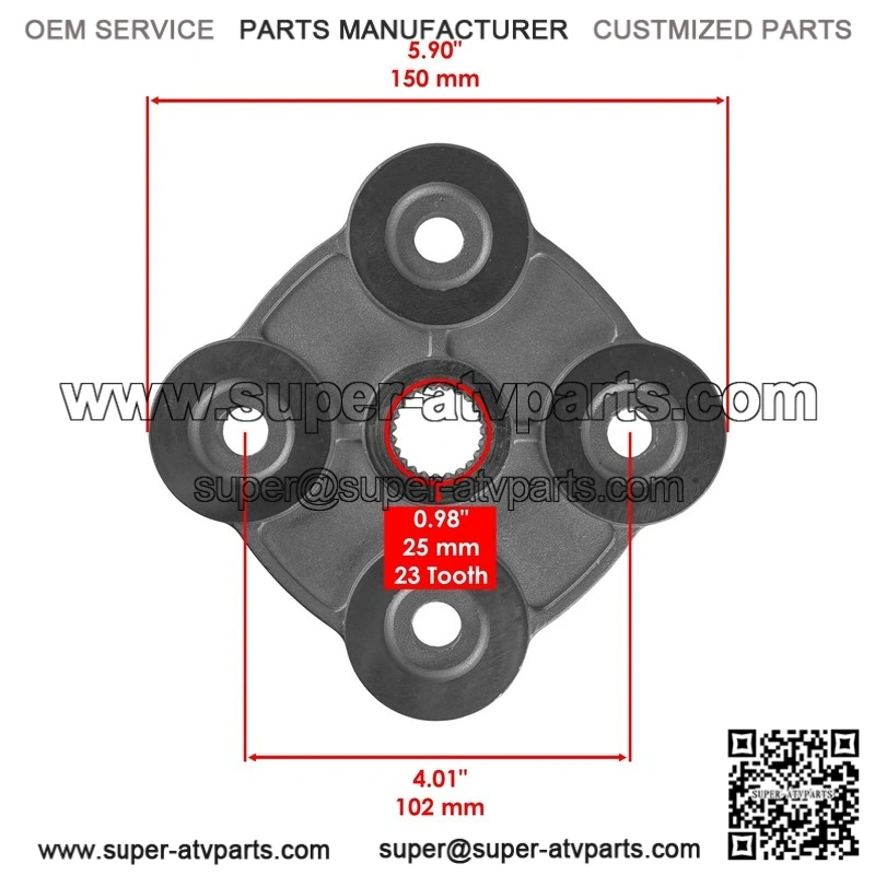 Polaris Scrambler 500 1997-1998 2005-2012 2x Rear L/R Wheel Hub w/ Hardware - Image 2