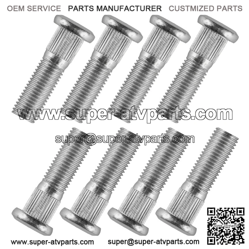 Honda Rancher 420 TRX420TE1 TRX420TM1 2014-25 QTY 8 Front Wheel Hub Stud Bolt - Image 4