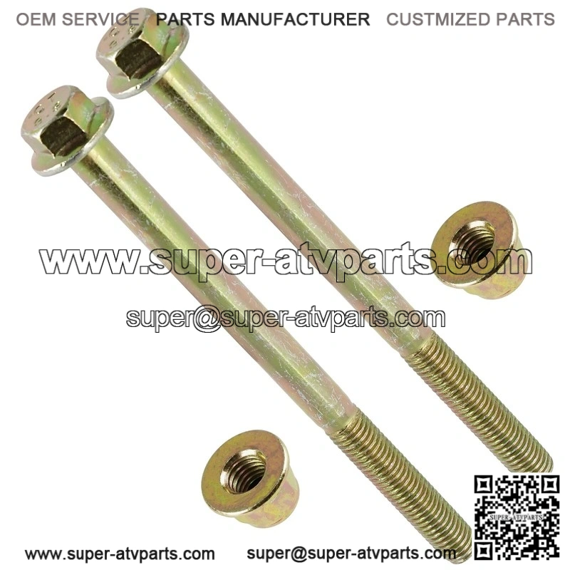 Polaris 7518467 7547313 x2 Rear Bearing Carrier Lower Bolt & Nut - Image 4