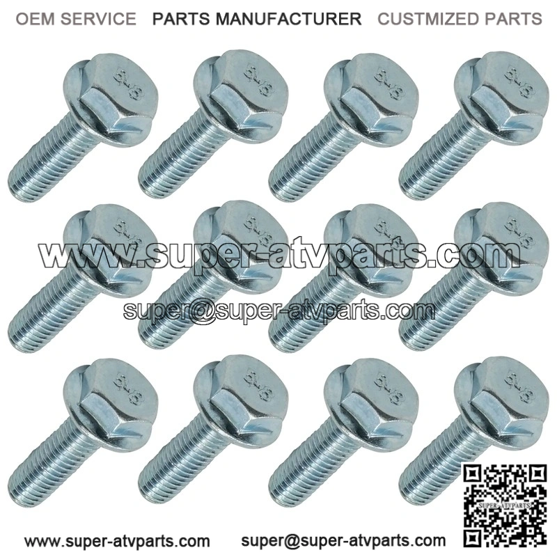 Polaris RZR Ranger Sportsman Hawkeye M6 X 1.0 / Qty 12 7518529 Bolt Screw