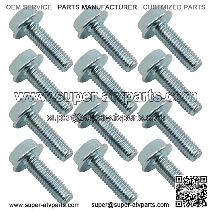 Polaris RZR Ranger Sportsman Hawkeye M6 X 1.0 / Qty 12 7518529 Bolt Screw - Image 3