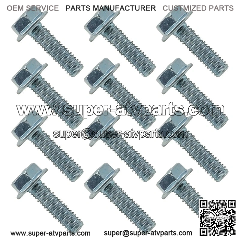 Polaris RZR Ranger Sportsman Hawkeye M6 X 1.0 / Qty 12 7518529 Bolt Screw - Image 4