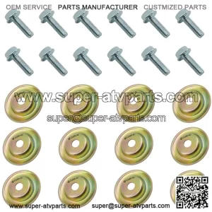 Polaris RZR XP 900 EFI 2011-2012 / M6 X 1.0 Skid Plate Screw Bolt w/ Washer