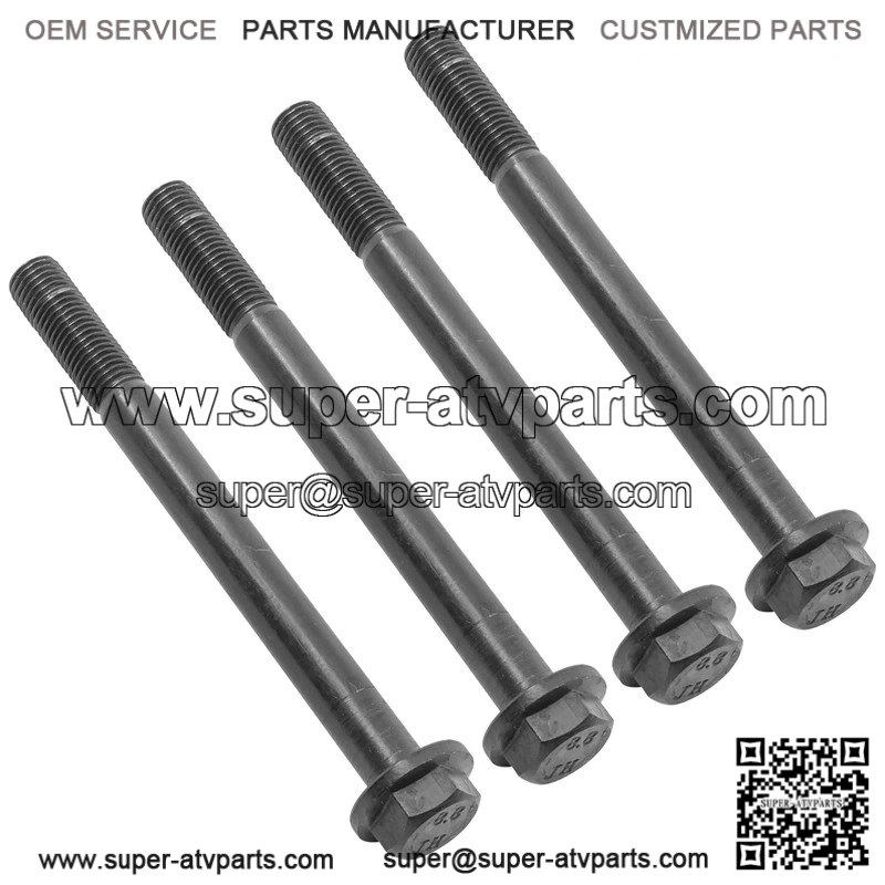 Polaris 7518566 7519365 M10-1.25 x 122 mm Hex Flange Bolts Screw - Image 3