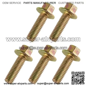 Polaris Ranger XP 900 2013 / 7518576 5x Flanged Head Clutch Bolt M6x20