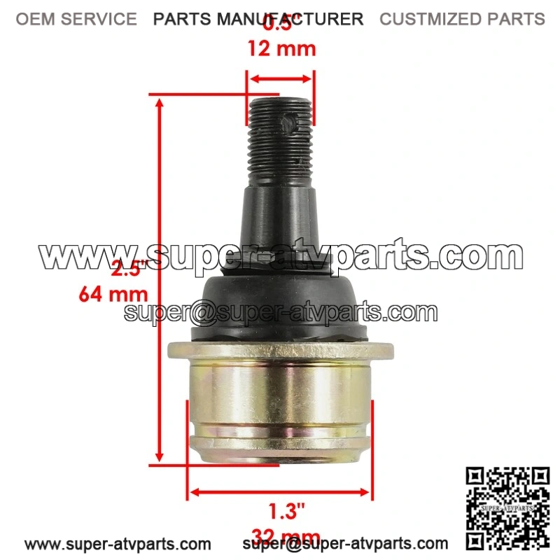 Yamaha Wolverine 350 YFM350X Sport 2006-2009 2 Upper or Lower Ball Joints - Image 2