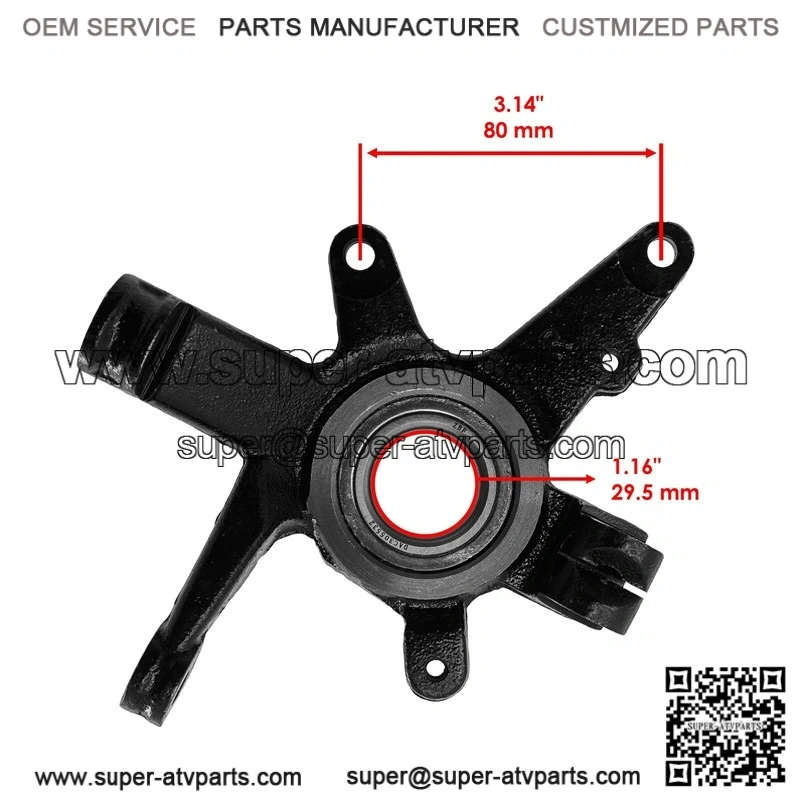 Yamaha Grizzly 660 YFM660 2003-2008 Steering Knuckle & Lower Ball Joint - Image 2