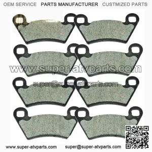 Front & Rear Brake Pads for 2011-2014 Polaris Ranger 500 Midsize 4x4 | 2012 & 2013 Models