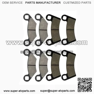 Complete Brake Pad Set for Polaris RZR 800 EFI (2008-2014) | Front and Rear Replacement Pads