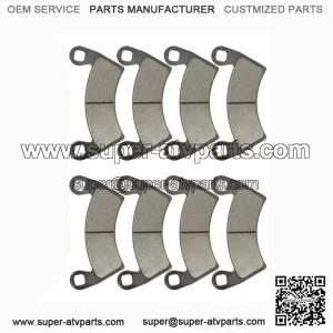 Front & Rear Brake Pads for Polaris Ranger Crew 700 EFI 4x4 (2008-2009) | Replaces OEM Part #2205949