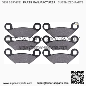 Front and Rear Brake Pads for Polaris Sportsman 400, 450, 500, 550, 570, 800, 850 & Scrambler | Multi-Model Fit
