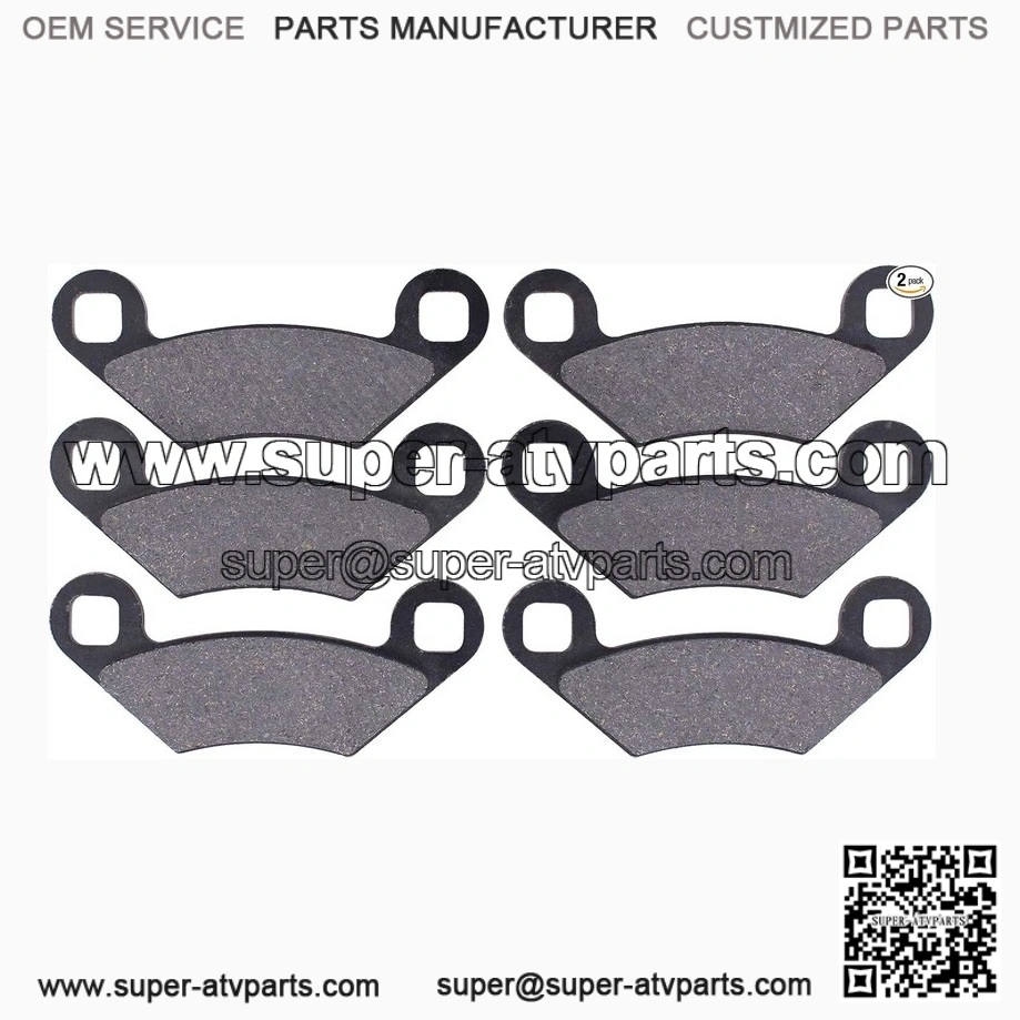 Front and Rear Brake Pads for Polaris Sportsman 400, 450, 500, 550, 570, 800, 850 & Scrambler | Multi-Model Fit