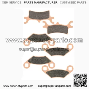 for Polaris Sportsman 700 Mv7 2004 2006 Sintered Front & Rear Brake Pads