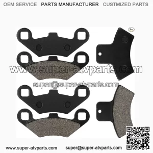 Front & Rear Brake Pads for Sportsman 335 500 400 Scrambler Magnum 500 325