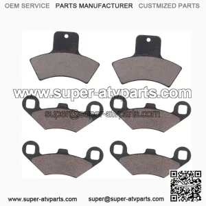 Front & Rear Brake Pads for Sportsman 500 4X4 HO Scrambler 400 Trail Blazer 250