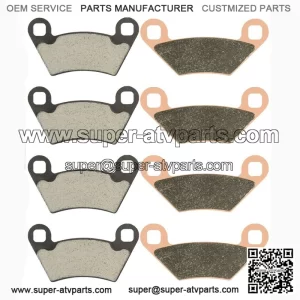 2x Front & Rear Brake Pads for Polaris Sportsman 570 X2 EPS 2015-2016 2018-2021