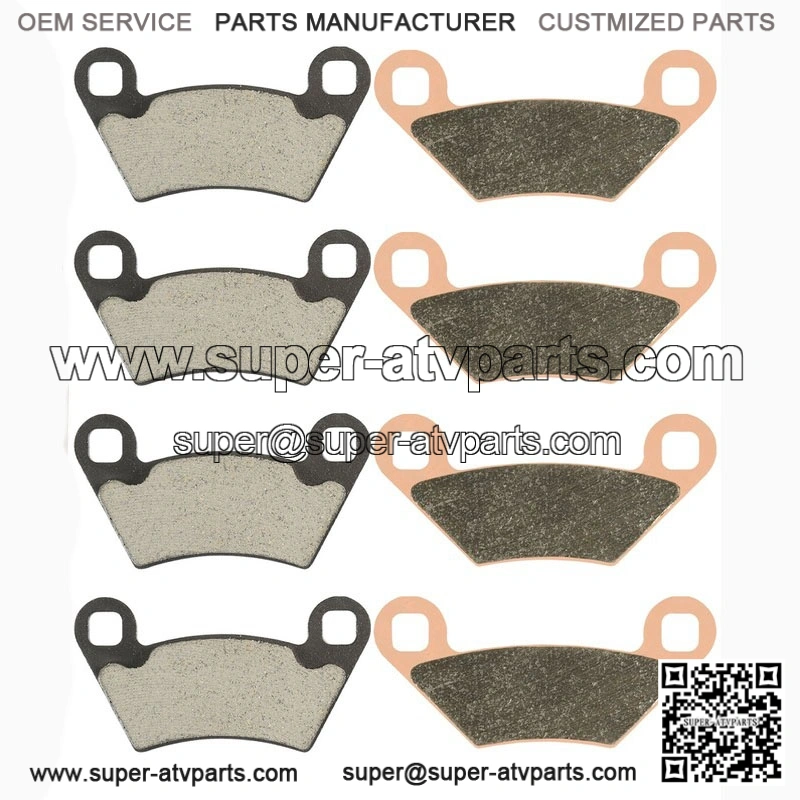 2x Front & Rear Brake Pads for Polaris Sportsman 570 X2 EPS 2015-2016 2018-2021