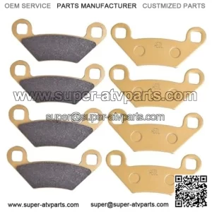 Brake Pads Kit Ceramic Fit for Polaris for Sportsman 1000 XP 2015-2021 for