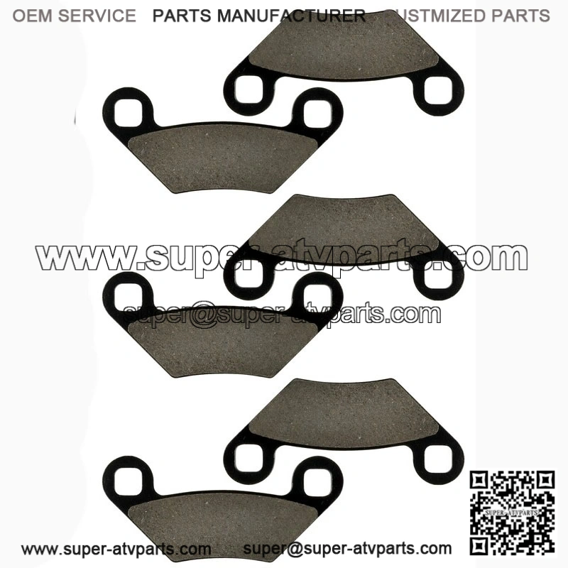 Front Rear Brake Pads for Polaris Sportsman 550 EFI Eps Touring 2010-2014