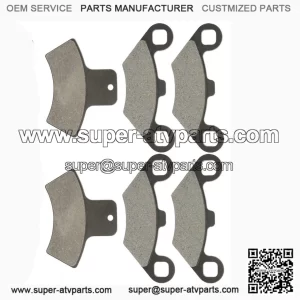 Front Rear Brake Pads for Polaris Scrambler 500 1998-2000 /Sportsman 335 1999-00