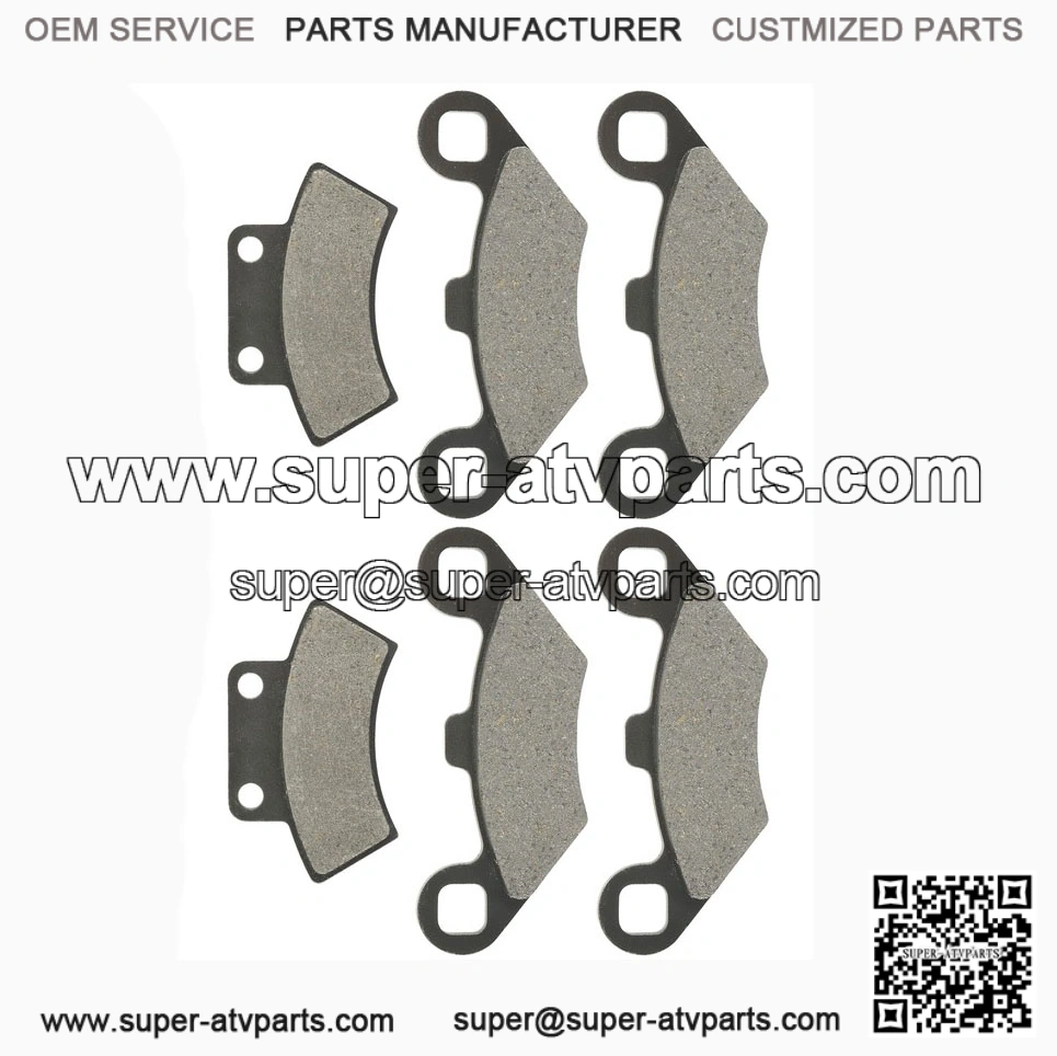 Front Rear Brake Pads for Polaris Sportsman 500 1996 1997