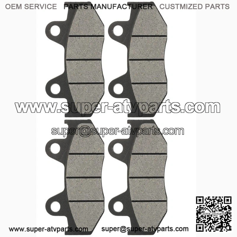 Caltric Front and Rear Brake Pads for for Honda ATC250R 1985 1986