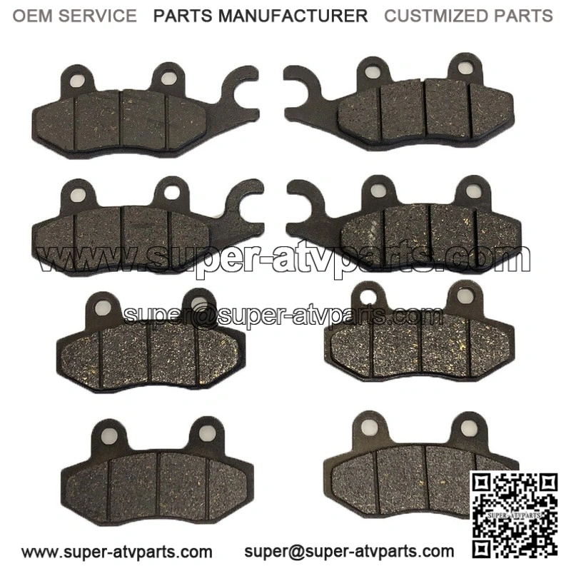 Brake Pads for Rhino 700 YXR700 Fi 4X4 2008-2013 Front Rear Brakes