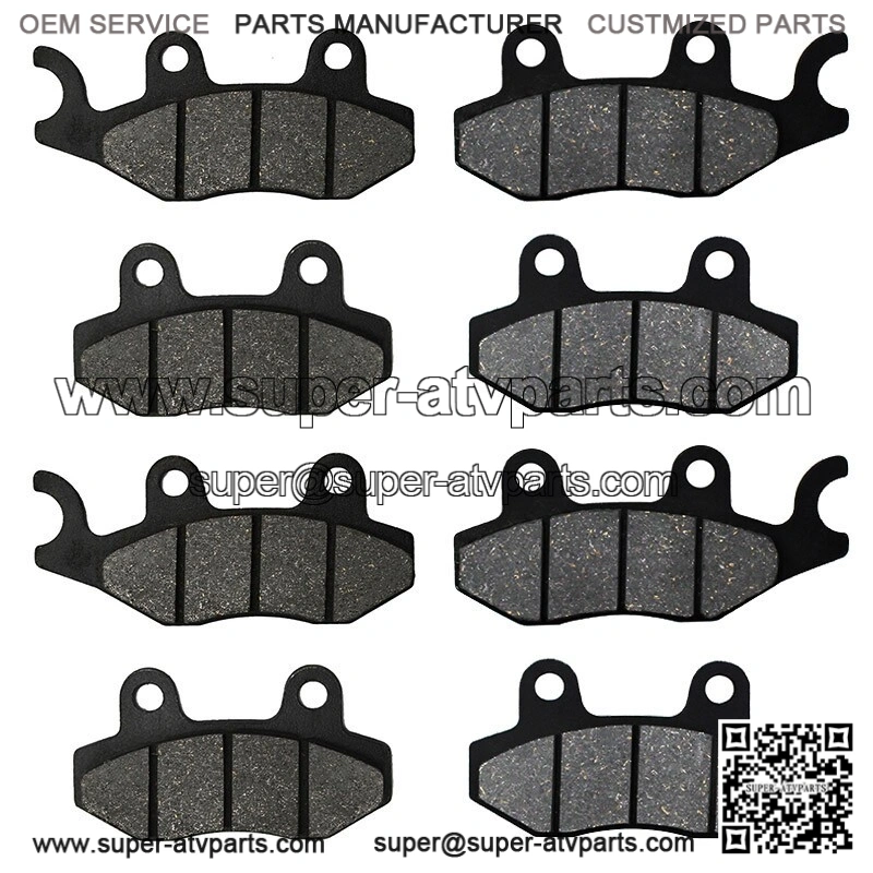 Front&Rear Brake Pads Motorcycle for ATV YXR700F Rhino 700 4x4 Fi 2008-14