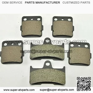 Front & Rear Brake Pads For Grizzly 660 YFM660F (2002-2008)