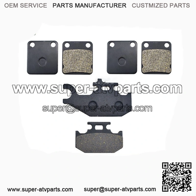 FRONT REAR Brake Pads for YFM 450 FAR FAS Kodiak 5ND3 4 2003 2004