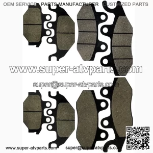 Front Rear Brake Pads for Kawasaki Mule Pro-Fx Pro-Fxt KAF820 2015-2016