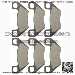 Front Rear Brake Pads for Arctic Cat 650 TRV H1 Auto Plus LE Multirider 4X4 2007