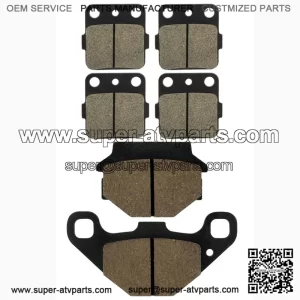 Front & Rear Brake Pads for Suzuki LT-F500F LTF500F Vinson 500 4WD 2004-2008