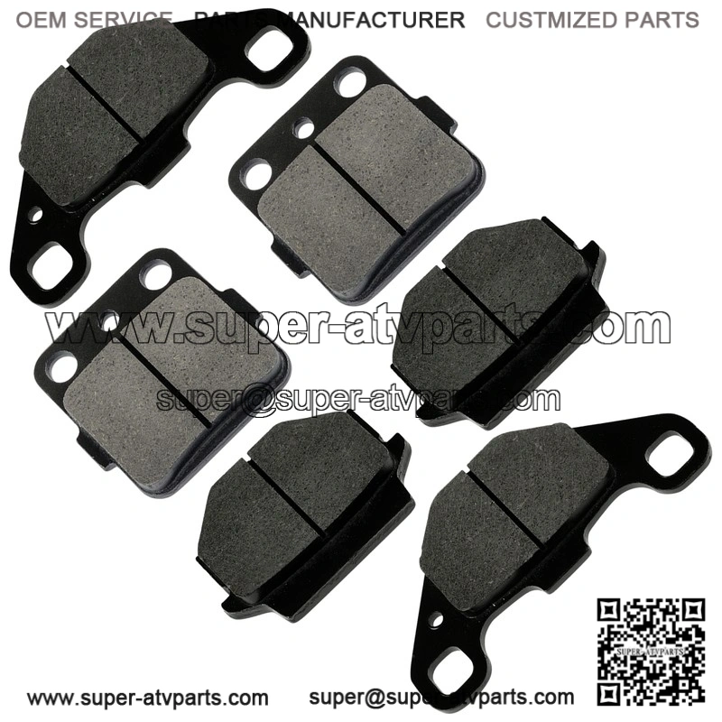 Front Rear Brake Pads for Suzuki LT250R Quadracer 250 1985 1986