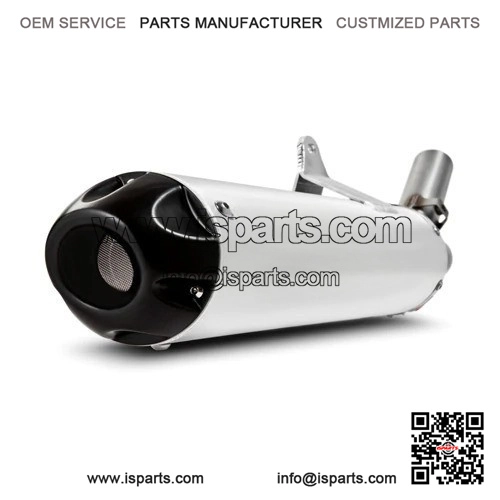 Slip On Muffler for Polaris RZR 570 13-17 SXS Off Road UTV