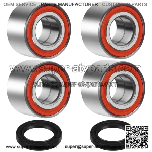 Can-Am Defender Maverick Wheel Bearings Kit - Complete 4 Pcs Set for Front & Rear Axles