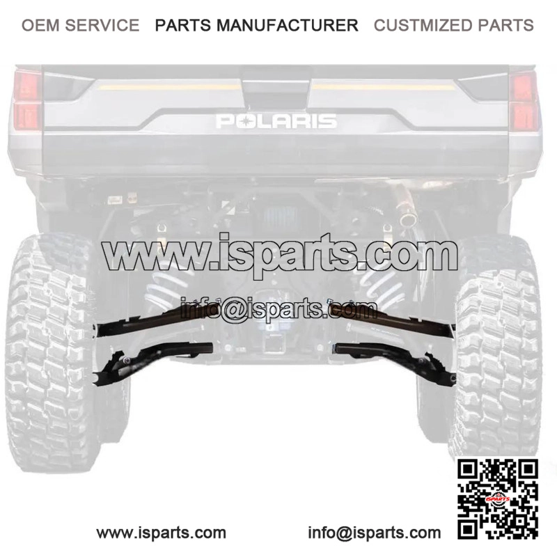 High Clearance 1.5 Inch Offset Rear A Arms for Polaris Ranger 1000 XP1000