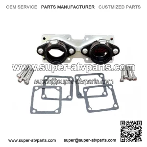 Billet Aluminum Crossover Intake Manifolds for Banshee (Fits Stock or 28mm Carbs, Includes Intake Boots)