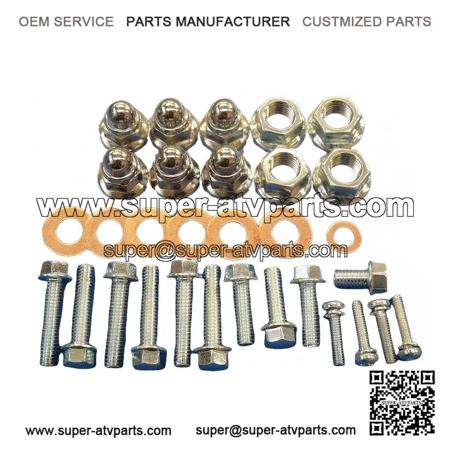 Complete Engine Bolt Kit (Full Top & Bottom End, Internal & External) for Honda TRX250R - Image 2