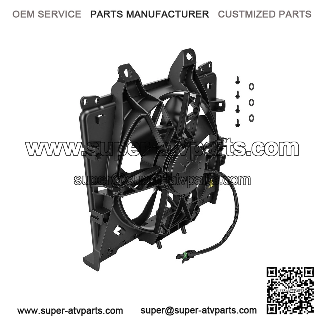 Radiator Cooling Fan Assembly 709200564 for Can-Am Renegade 1000 1000R 2012-2024
