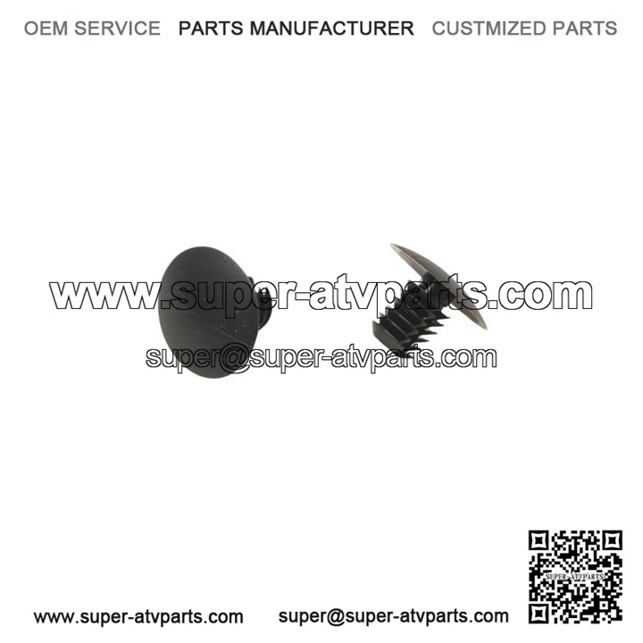 Black Windshield Darts 414939500, P414939500